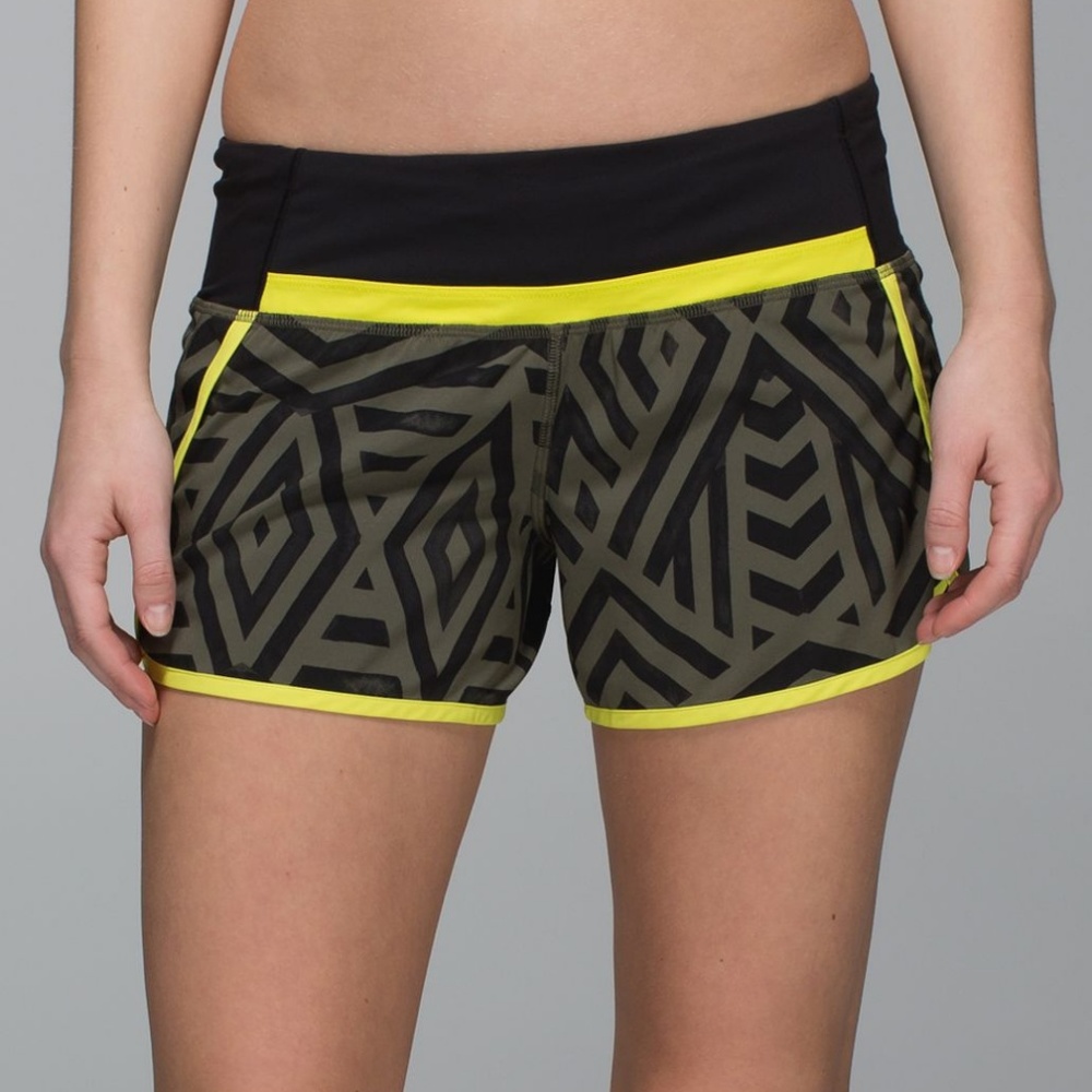 Lululemon Shorts Run Times Size 4 Like New